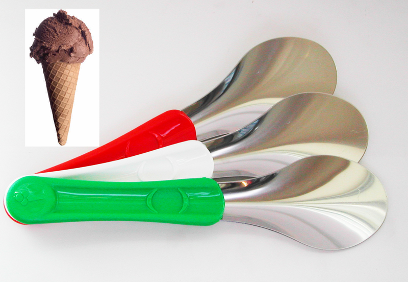 Ice Cream Spatula Gelato Style Stainless Steel Plastic Handle
